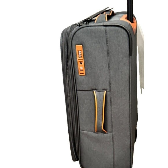 CHAMPS Classic II Collection 1-piece Softside Luggage suitcase 24”Grey GREY - Picture 4 of 7